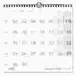 1-month notes calendars