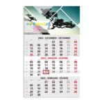 3-month wall calendars - budget